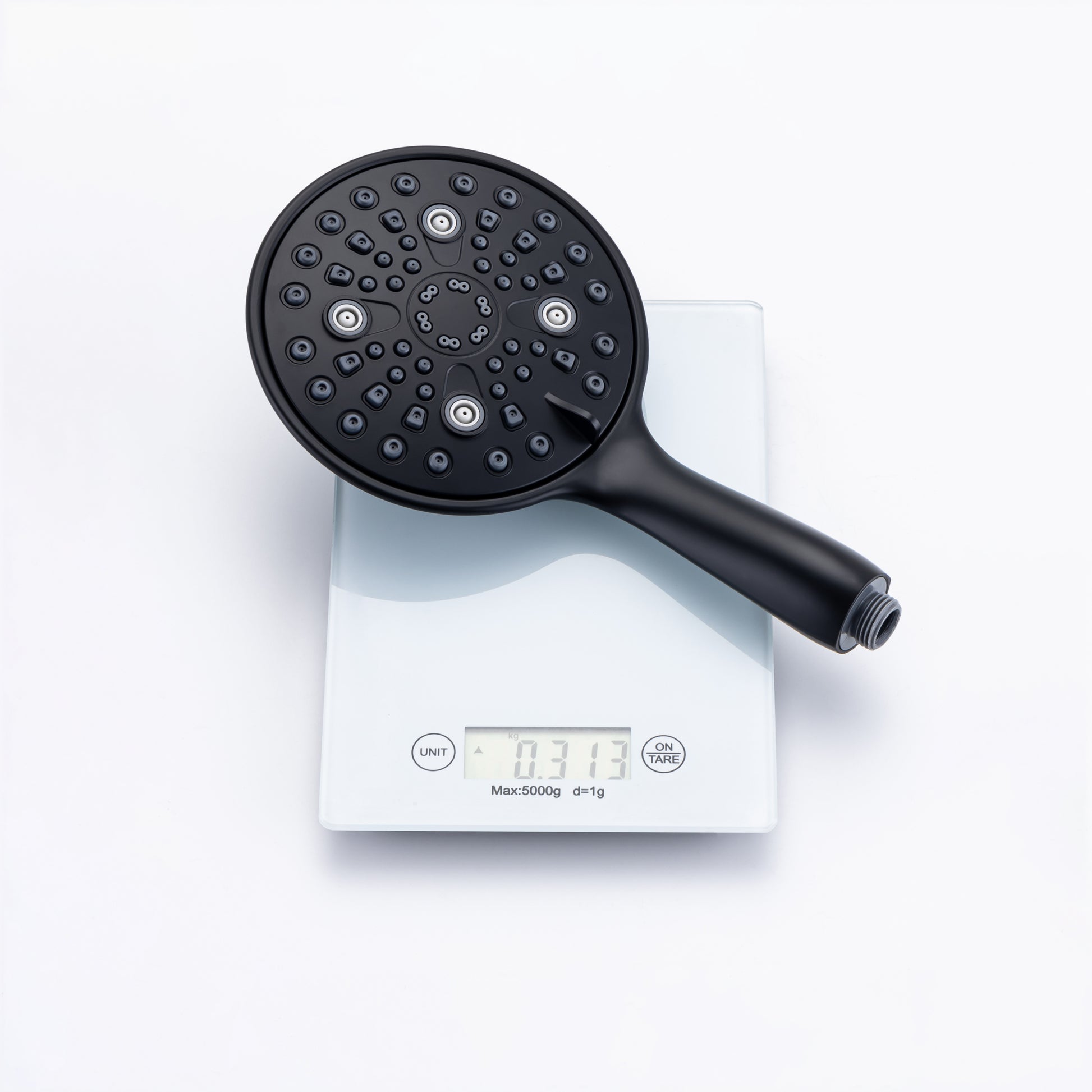 Cobbe 8 Functions Shower Head with handheld High black-metal