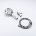 Cobbe 8 Functions Shower Head with handheld High brushed nickel-metal