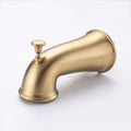 6 In. Detachable Handheld Shower Head Shower Faucet brushed gold-brass