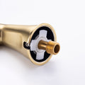 6 In. Detachable Handheld Shower Head Shower Faucet brushed gold-brass