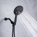 Cobbe 8 Functions Shower Head with handheld High black-metal