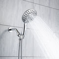 Cobbe 8 Functions Shower Head with handheld High chrome-metal