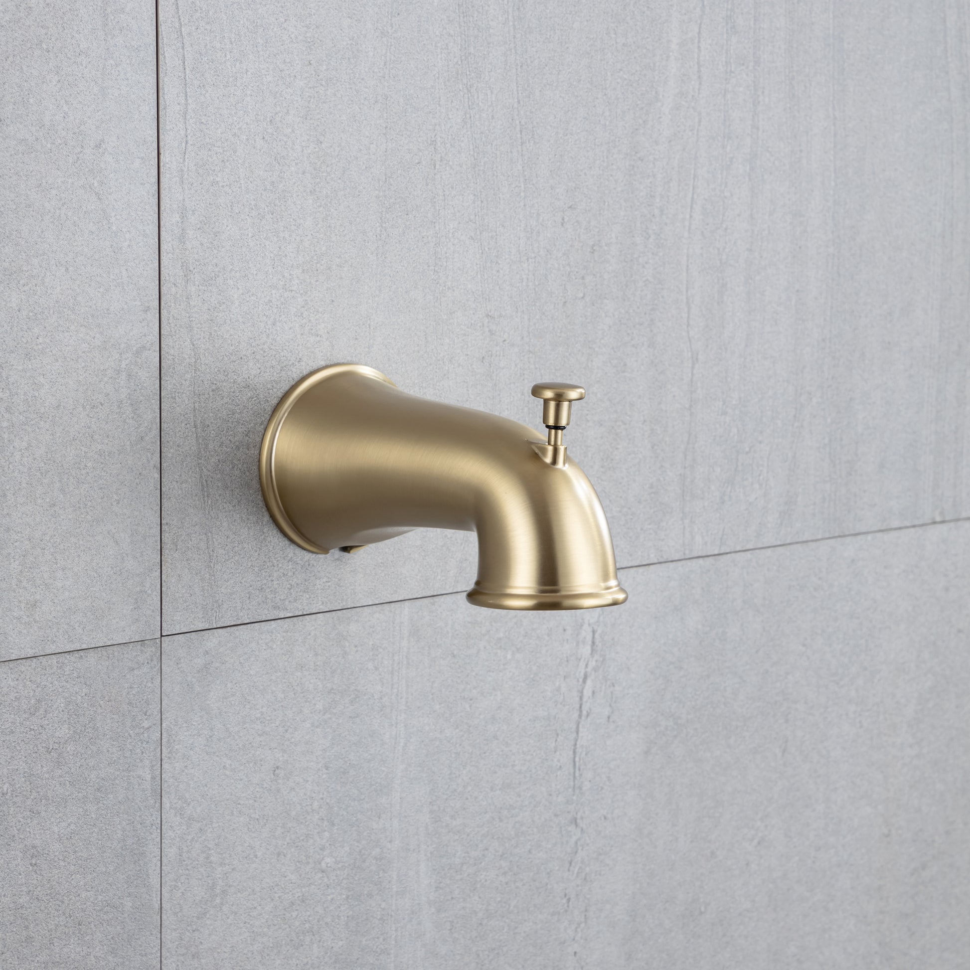 6 In. Detachable Handheld Shower Head Shower Faucet brushed gold-brass