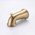 6 In. Detachable Handheld Shower Head Shower Faucet brushed gold-brass