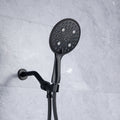 Cobbe 8 Functions Shower Head with handheld High black-metal