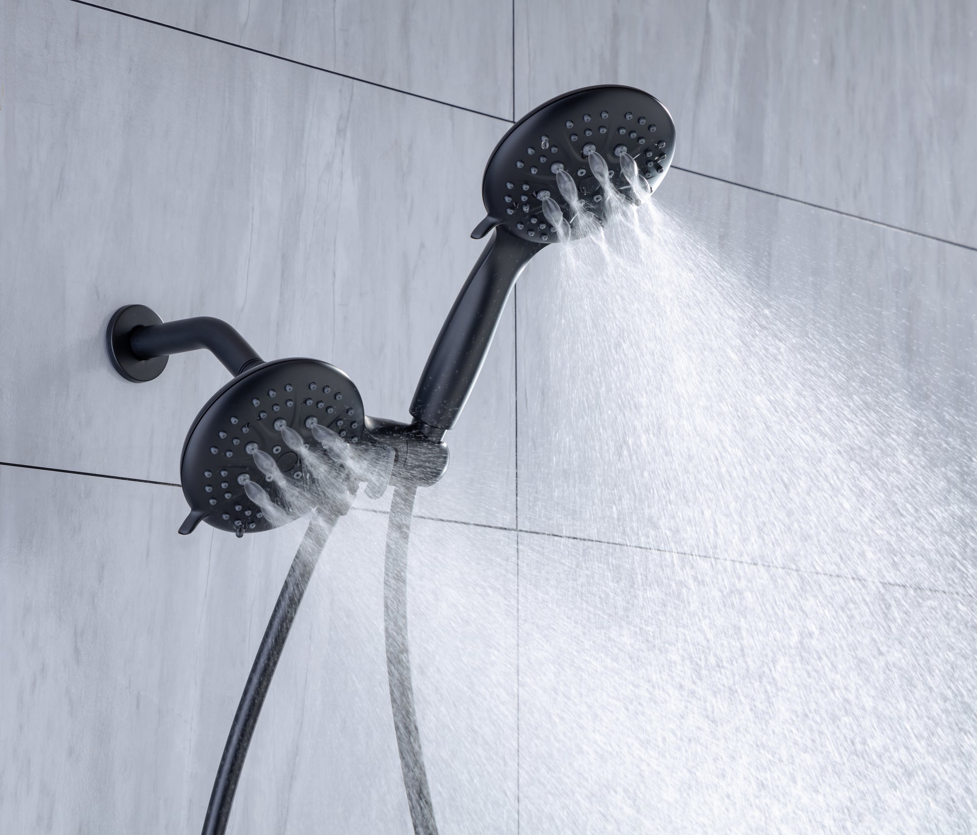 Shower System with Handheld Showerhead & Rain