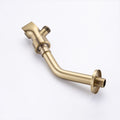 6 In. Detachable Handheld Shower Head Shower Faucet brushed gold-brass