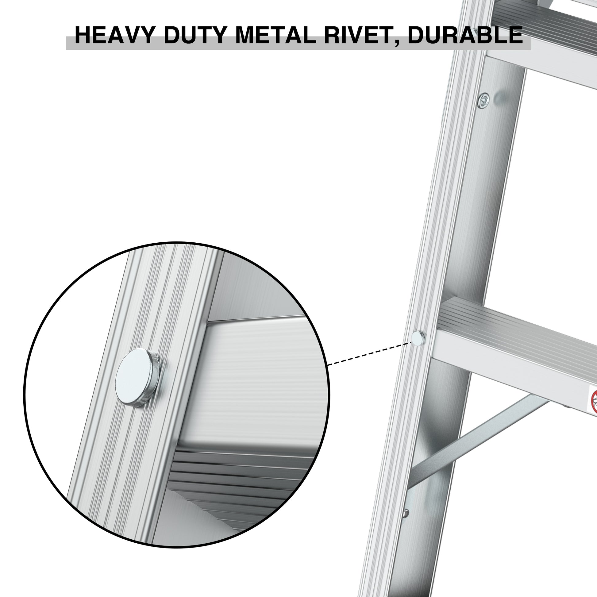 Work Platform Aluminum Step Ladder Drywall Safe