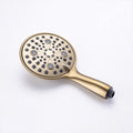 6 In. Detachable Handheld Shower Head Shower Faucet brushed gold-brass