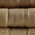 100% Cotton 8 Piece Antimicrobial Towel Set Beige Cotton