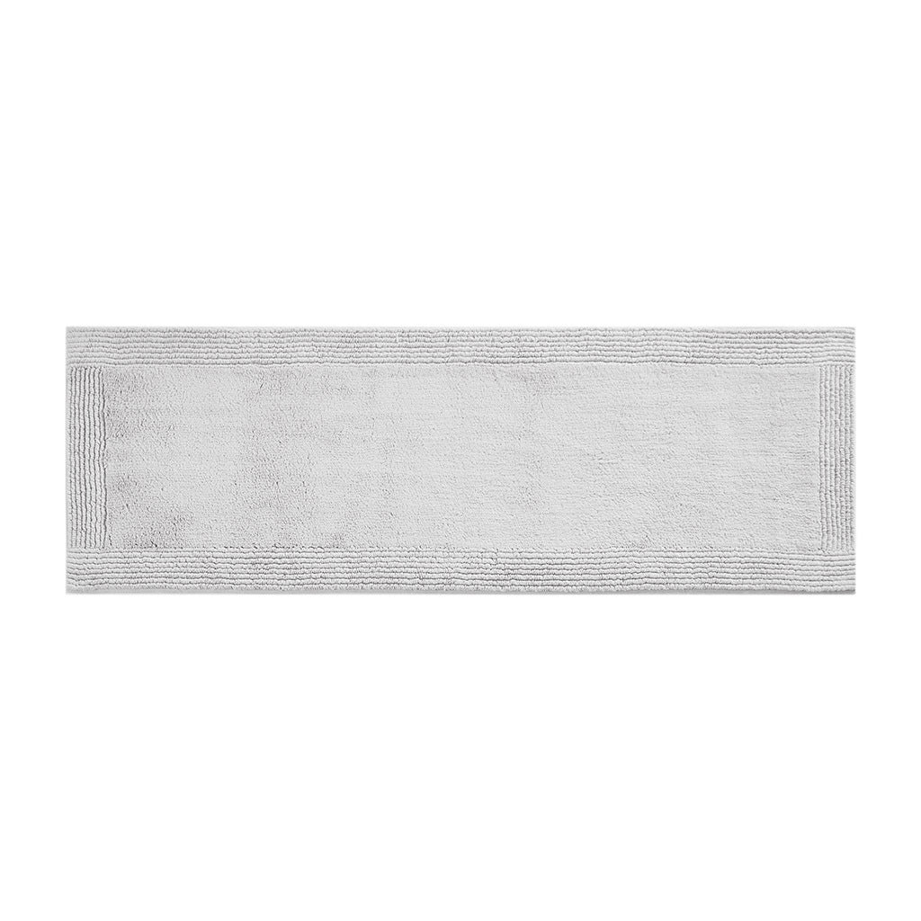 100% Cotton Tufted 3000Gsm Reversible Bath Rug Grey Cotton