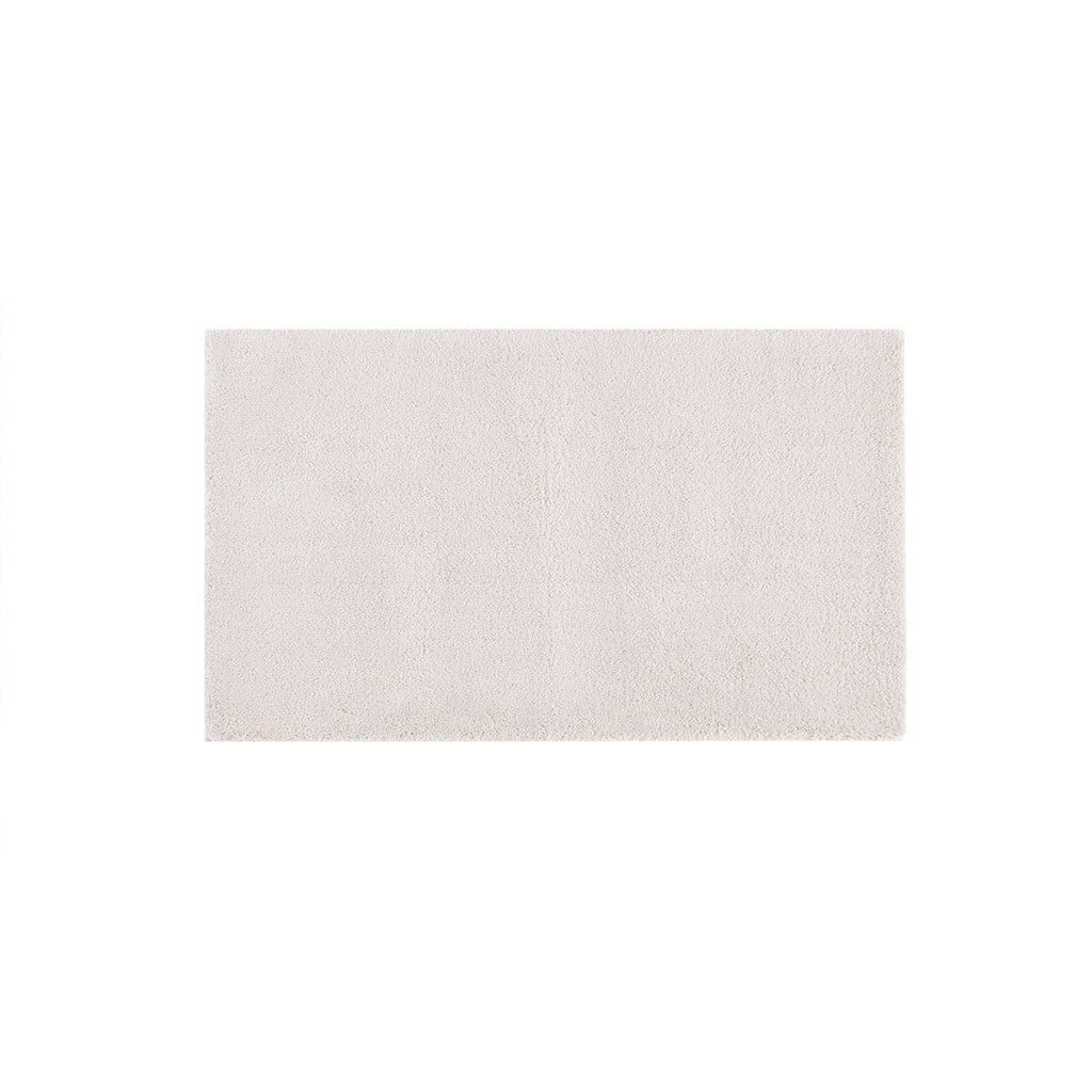 Bath Rug Taupe Polyester