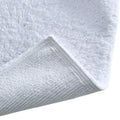 100% Cotton Solid Tufted 2 Piece Bath Rug Set White Cotton