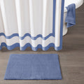 Bath Rug Navy Polyester