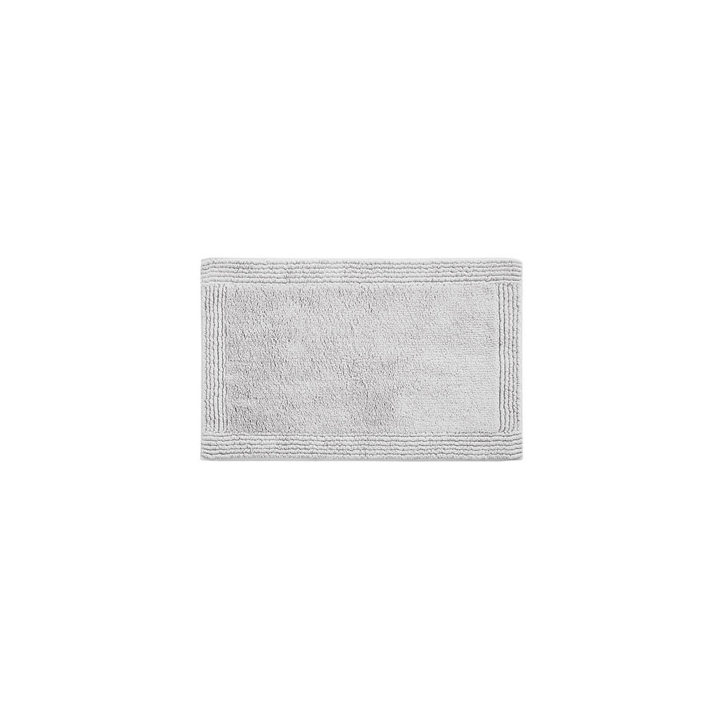 100% Cotton Tufted 3000Gsm Reversible Bath Rug Grey Cotton