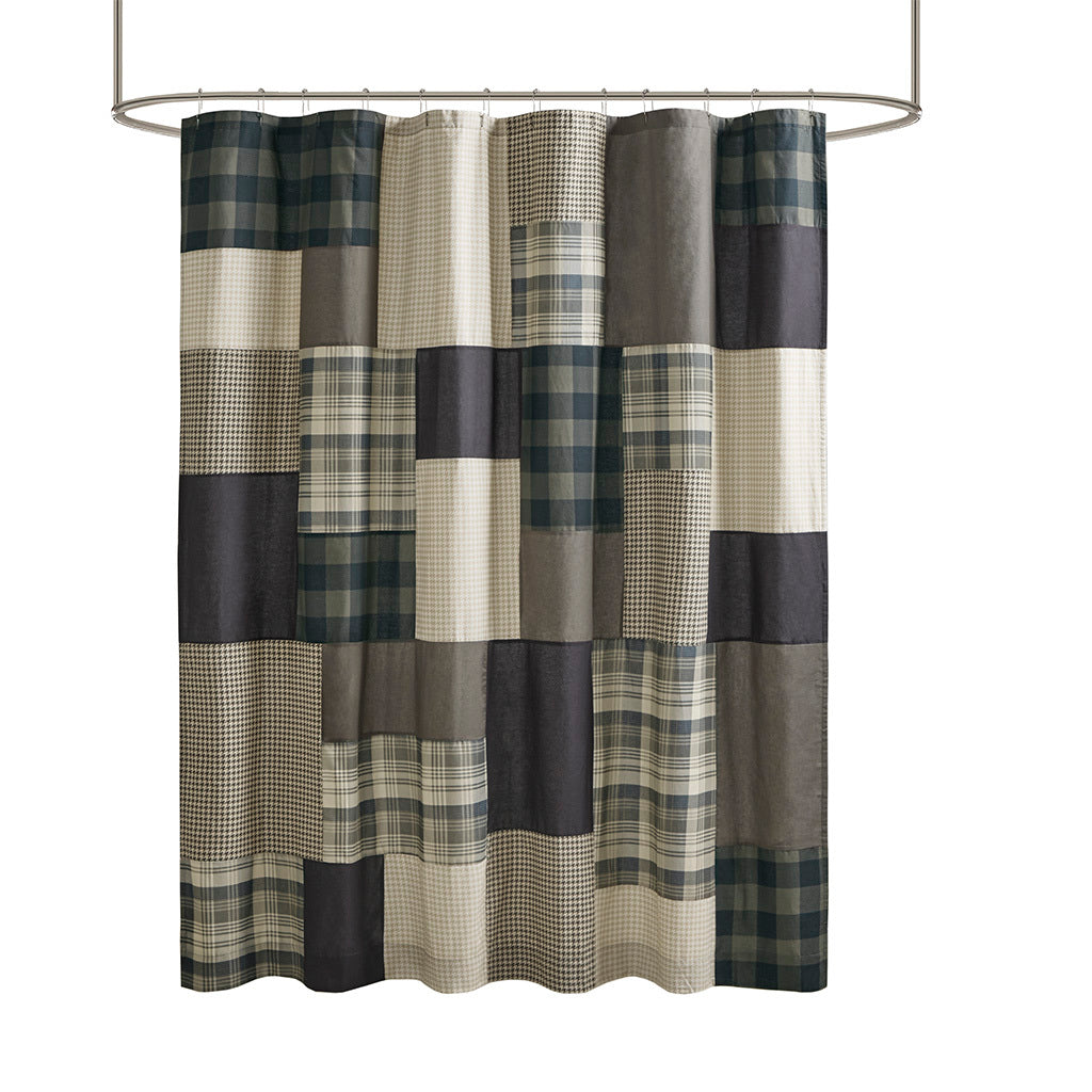 100% Cotton Shower Curtain Multicolor Cotton