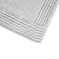 100% Cotton Tufted 3000GSM Reversible Bath Rug grey-cotton