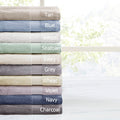 6 Piece Organic Cotton Towel Set Navy Cotton