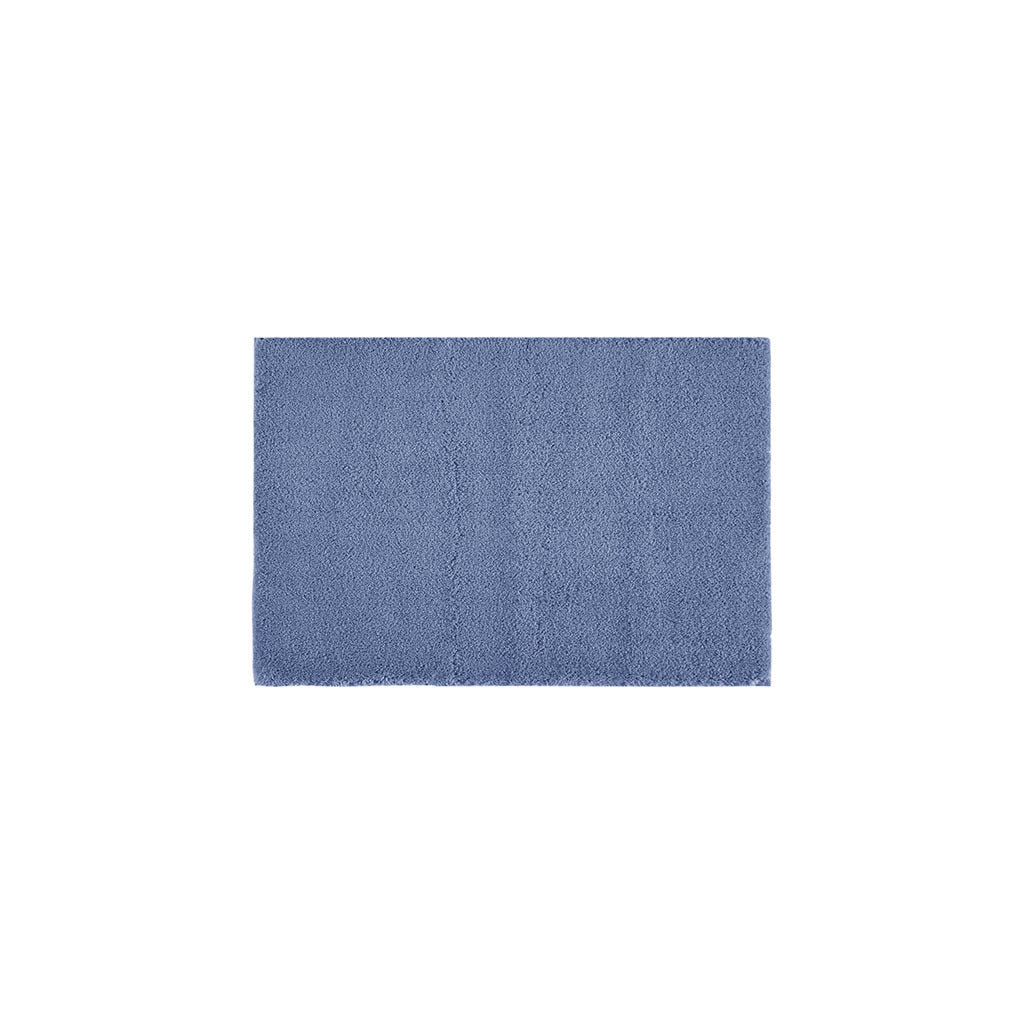 Bath Rug Navy Polyester