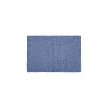 Bath Rug Navy Polyester