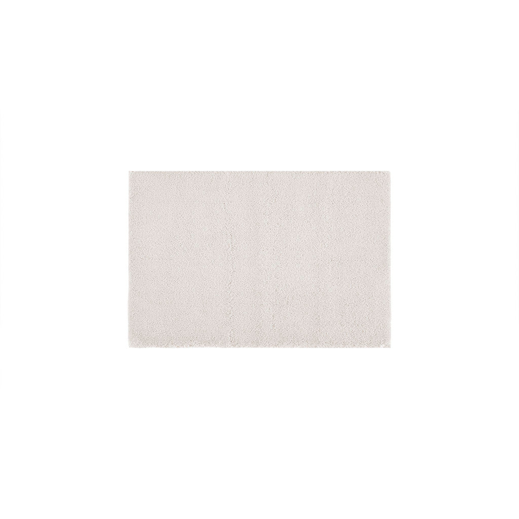 Bath Rug Taupe Polyester