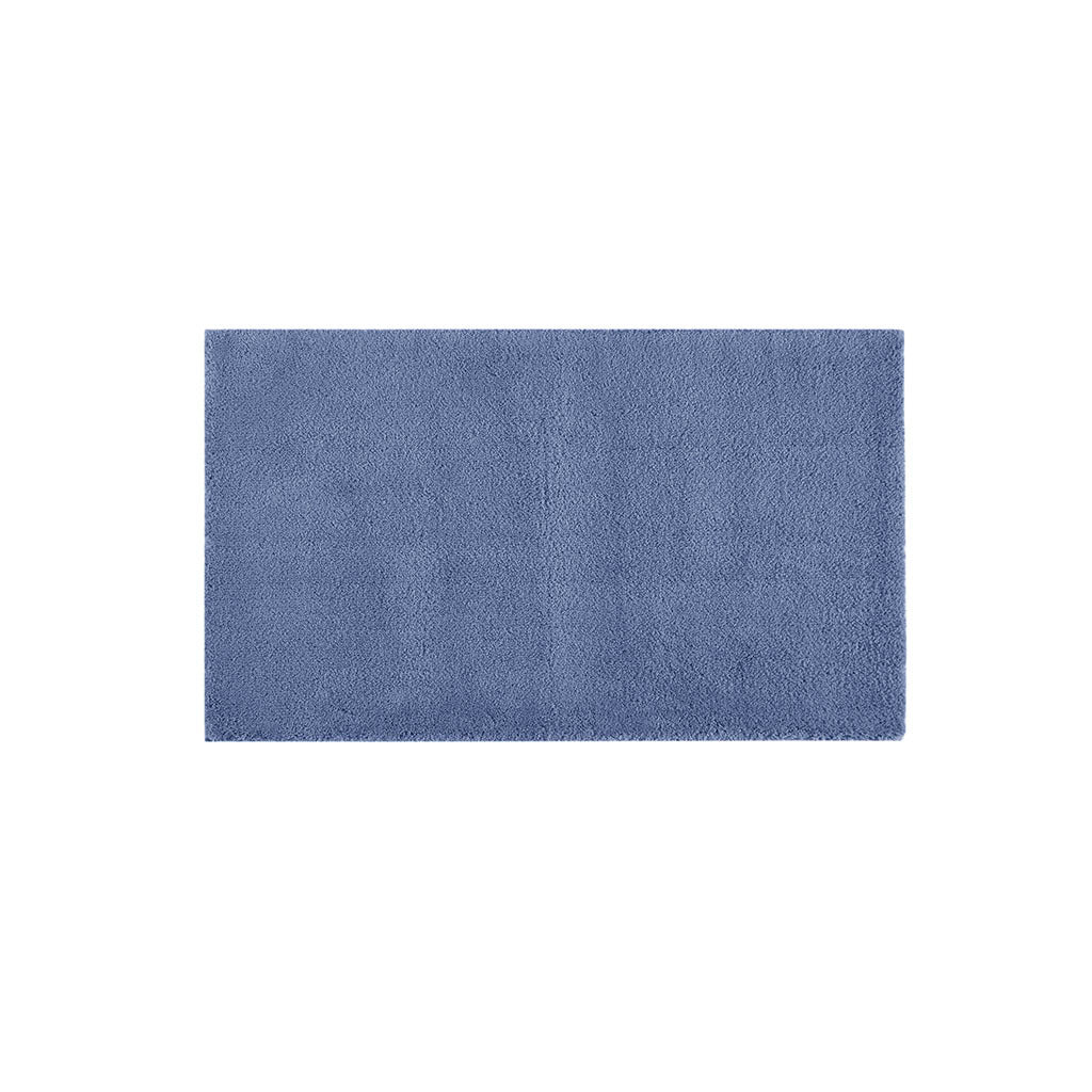 Bath Rug Navy Polyester