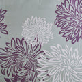 Printed Floral Shower Curtain Purple Polyester