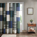 Pieced Cotton Shower Curtain Multicolor Cotton