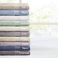 6 Piece Organic Cotton Towel Set Charcoal Cotton