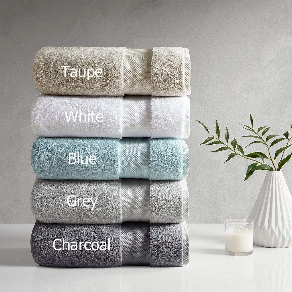 1000Gsm 100% Cotton 6 Piece Towel Set Natural Cotton