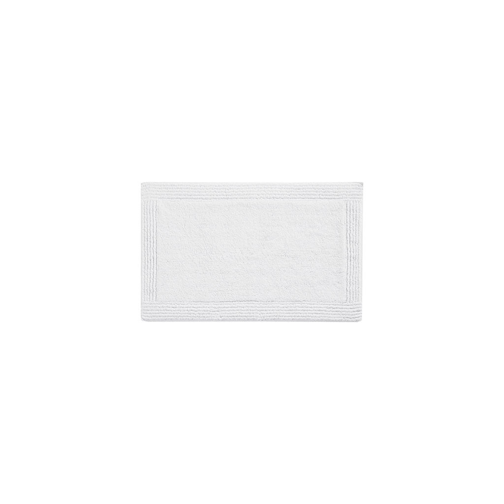 100% Cotton Tufted 3000 GSM Reversible Bath Rug white-cotton