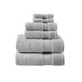 1000Gsm 100% Cotton 6 Piece Towel Set Grey Cotton