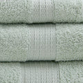 6 Piece Organic Cotton Towel Set Seafoam Cotton