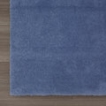 Bath Rug Navy Polyester