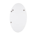 Frameless Beveled Wall Mounted Bathroom Mirror, Hd Makeup Mirror, 25