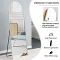 4Rd Generation Silver Aluminum Alloy Metal Frame Arched Wall Mirror, Bathroom Makeup Mirror, Decorative Mirror, Clothing Store, Floor Standing Large Mirror, Wall Mounted. 65 