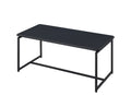 Gt 3 Piece Black Carbon Fiber Wrap Coffee Table And End Table Set Black Mdf