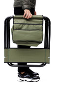 4 Piece Folding Outdoor Chair With Storage Bag, Portable Chair For Indoor, Outdoor Camping, Picnics And Fishing,Green Green Steel