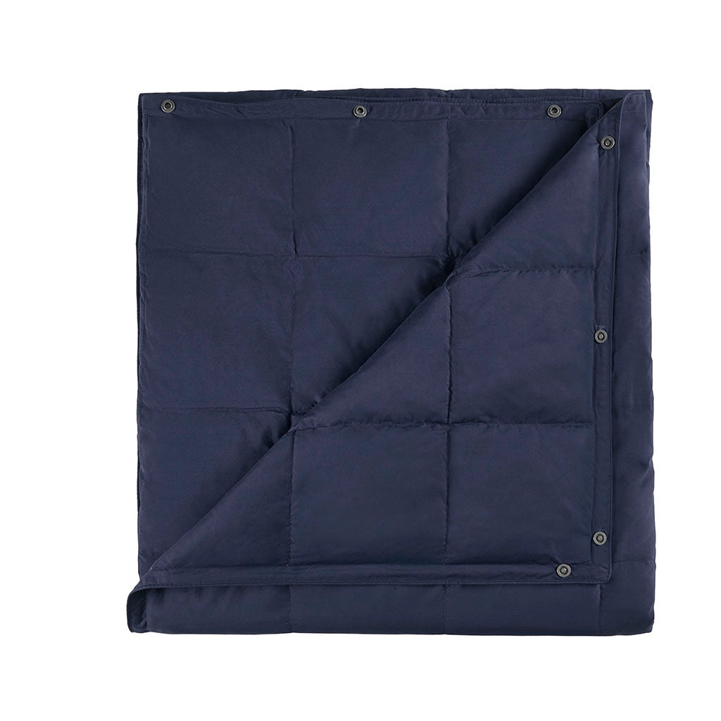 Wearable Multipurpose Throw Indigo Microfiber