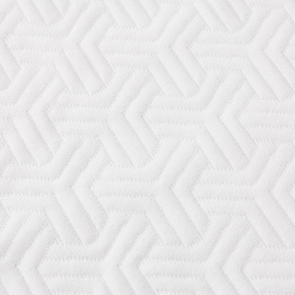4" Memory Foam Mattress Topper White Polyester