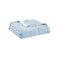 Lightweight Down Alternative Blanket with Satin Trim blue-polyester