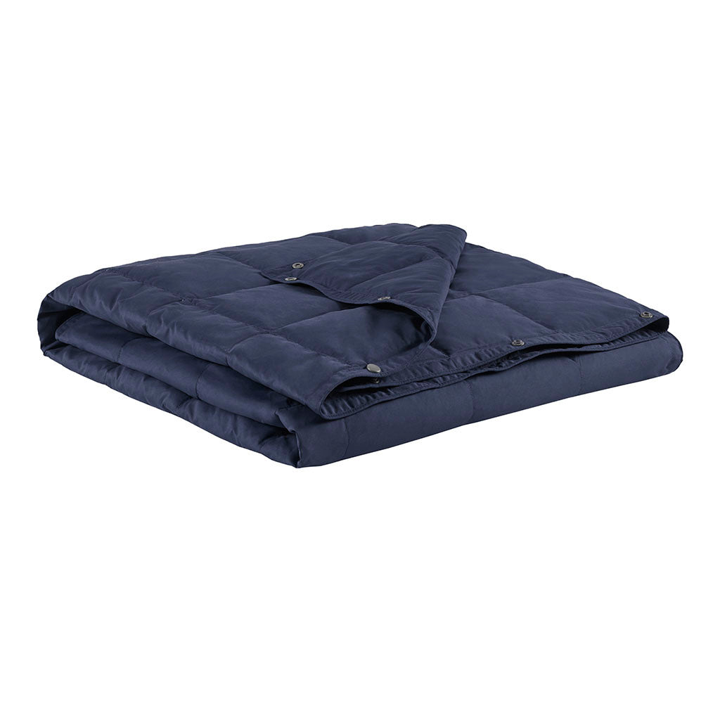 Wearable Multipurpose Throw Indigo Microfiber