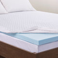 All Season Reversible Hypoallergenic Cooling Mattress Topper White Polyester