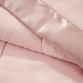 Lightweight Down Alternative Blanket with Satin Trim blush-polyester