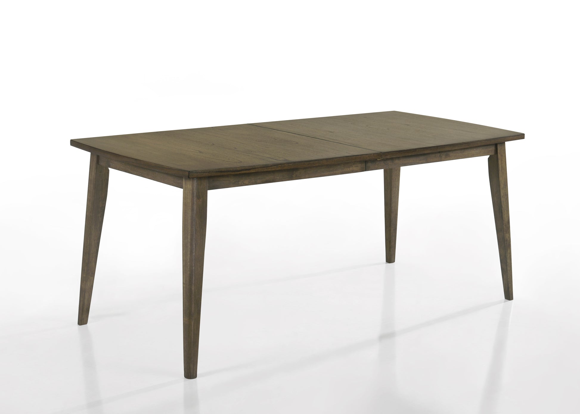 Bistro Vintage Walnut 72" Wide Contemporary Rectangle Dining Table Brown Solid Wood Mdf