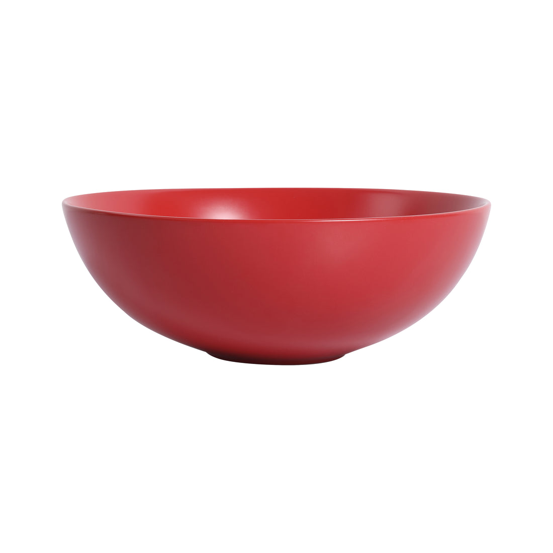 Ceramic Countertop Art Wash Basin, Vessel Sink Matt Chinese Red Red Ceramic