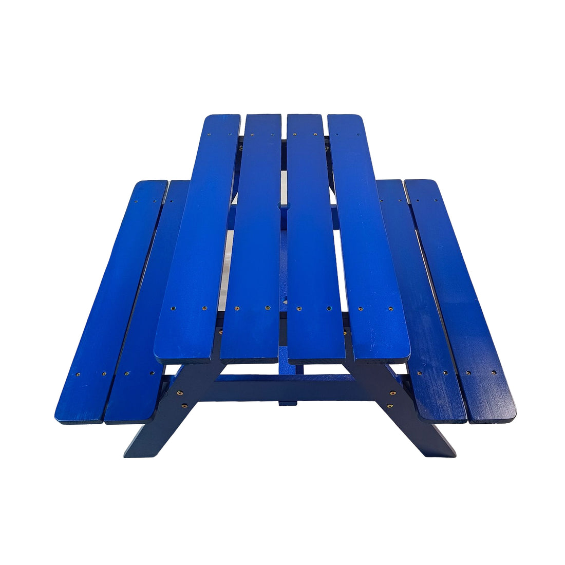 Children'S Dining Tables And Chairs Blue Solid Wood