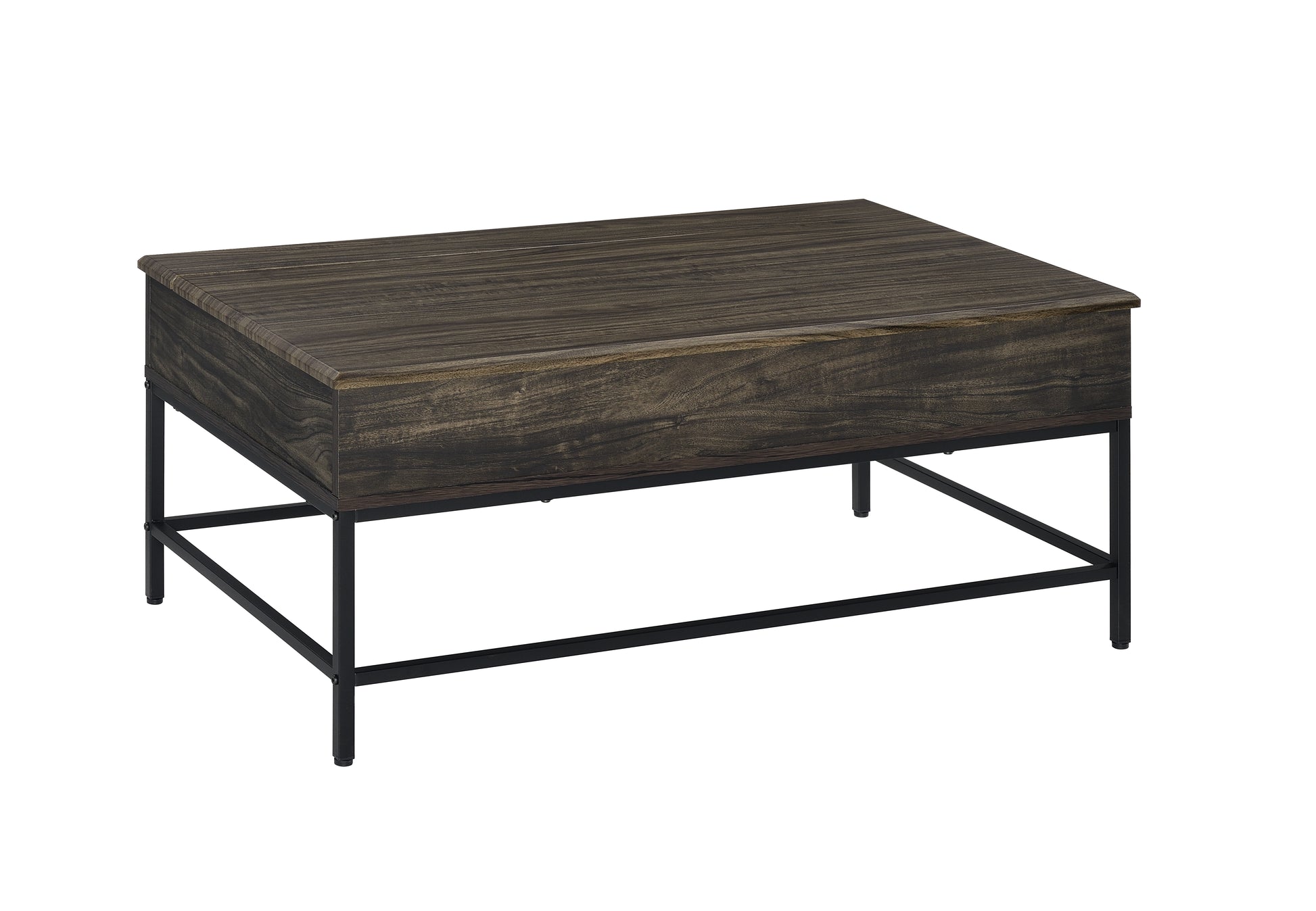 Cliff 39" Brown Lift Top Coffee Table Brown Mdf