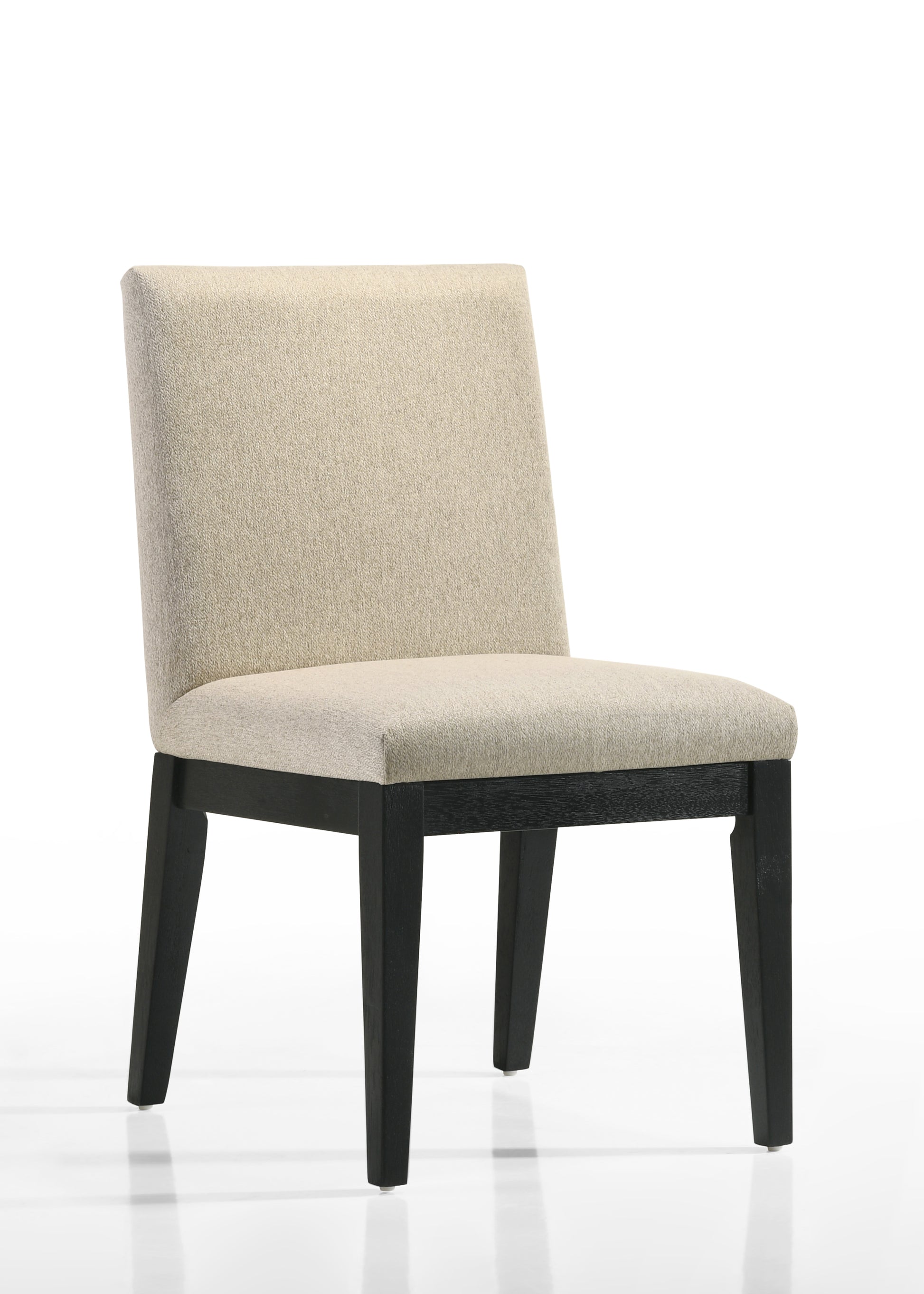 Jasper Set Of 2 Beige Contemporary Fabric 19" Dining Chair Beige Fabric