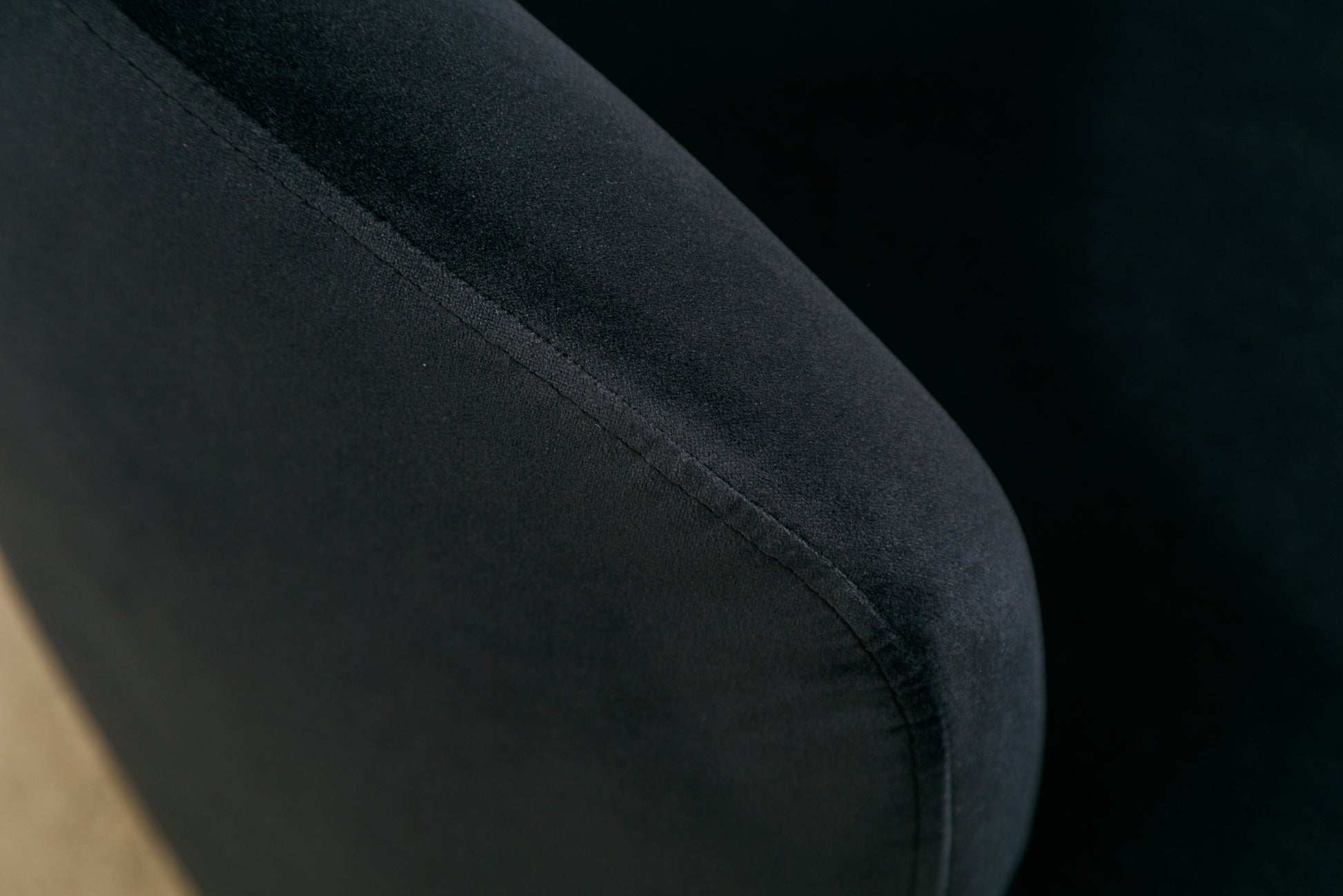 Velvet Fabric Swivel Accent Armchair Barrel Chair With Black Powder Coating Metal Ring,Black Black Foam Velvet